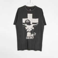 Saint Michael crucifix washed tee