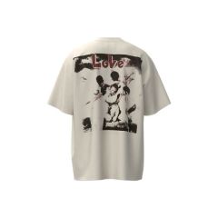 Saint Michael cubitt love tee beige
