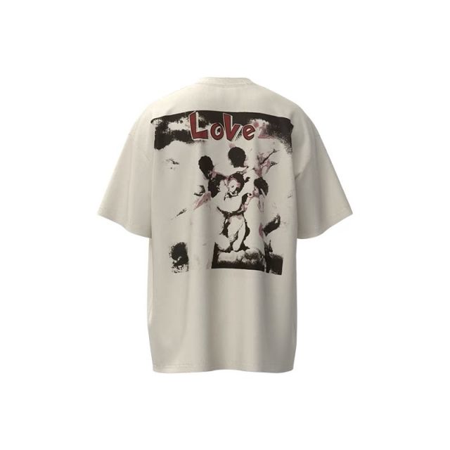 Saint Michael cubitt love tee beige