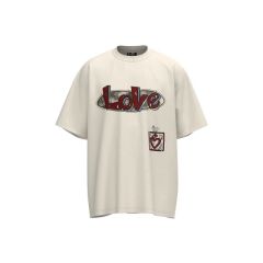 Saint Michael cubitt love tee beige