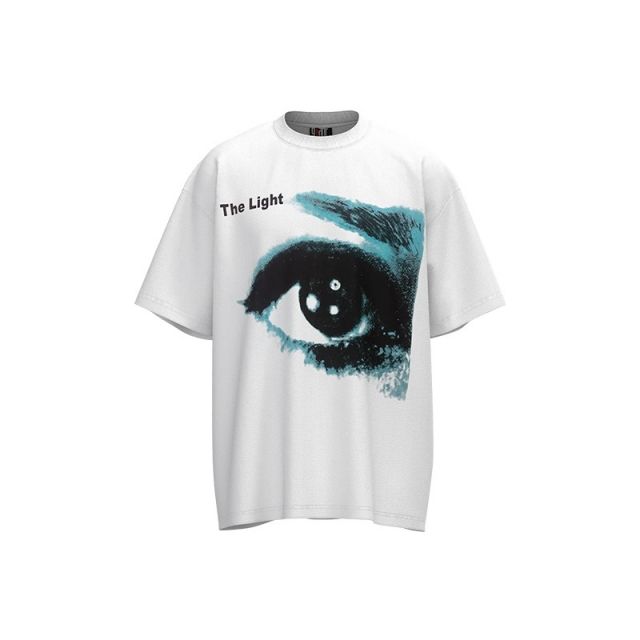 Saint Michael space eye tee white