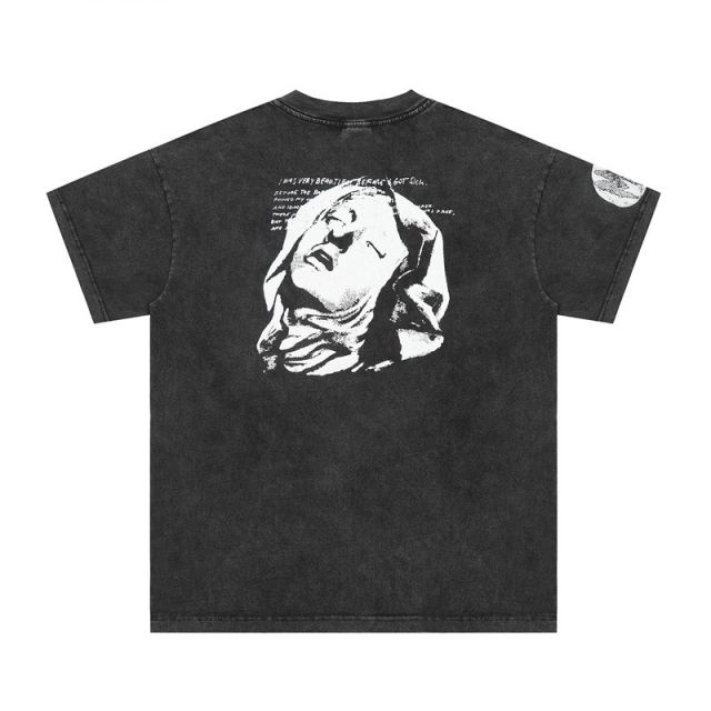 Saint Michael mx6 washed tee black