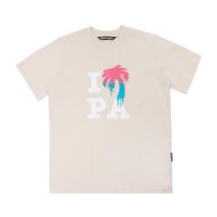 Palm Angels 'I Love PA' T-Shirt White Beige Black