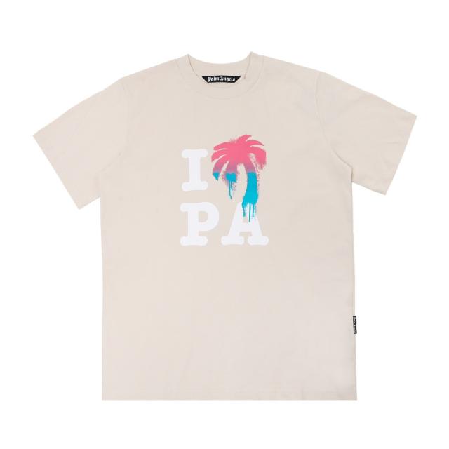 Palm Angels 'I Love PA' T-Shirt White Beige Black