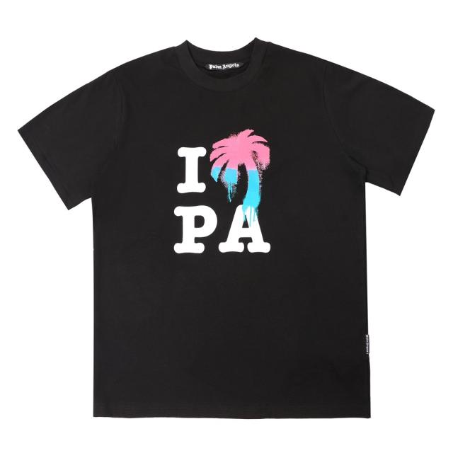 Palm Angels 'I Love PA' T-Shirt White Beige Black
