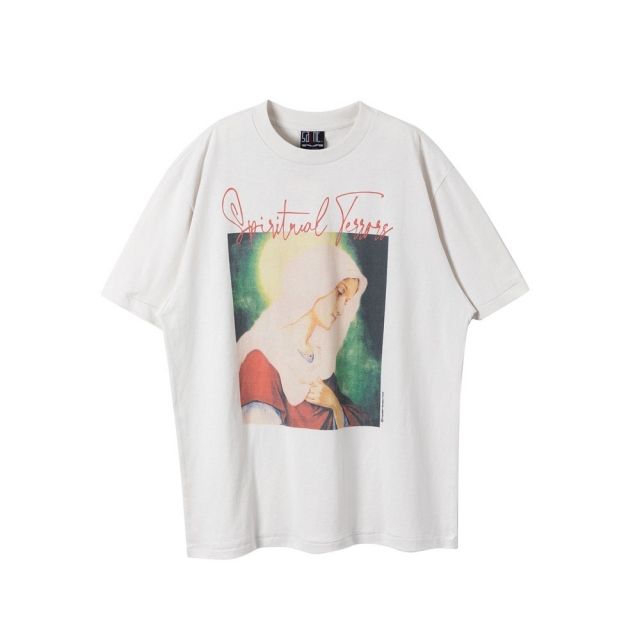 Saint Michael The Madonna in Art tee white