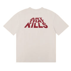 1:1 Quality Gallery Eye sit in meditation Tee T-Shirt 2 Black Beige