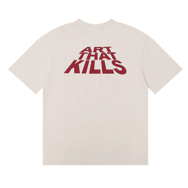 1:1 Quality Gallery Eye sit in meditation Tee T-Shirt 2 Black Beige