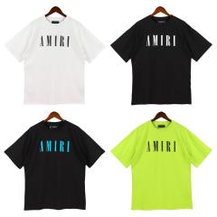 Amiri Classic Logo T-Shirt Black White Neon Green