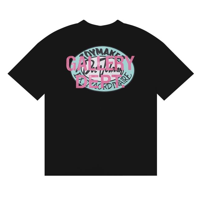 Gallery Dept eyes print tee black beige