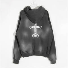 Saint Michael Old style Hoodie black