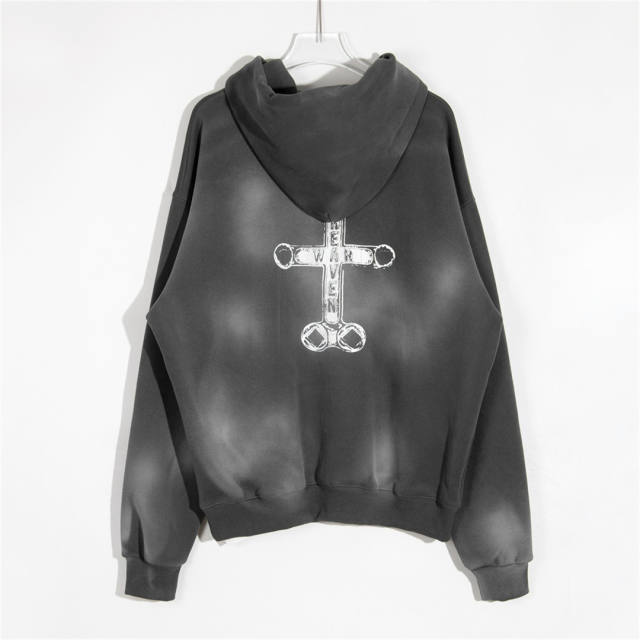 Saint Michael Old style Hoodie black