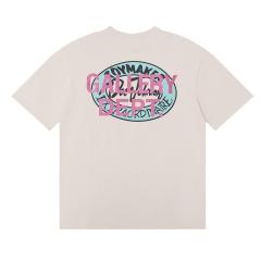 Gallery Dept eyes print tee black beige