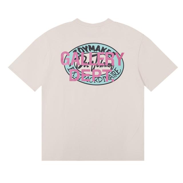 Gallery Dept eyes print tee black beige