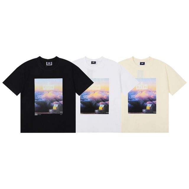 Kith sea of clouds tee 3 colors