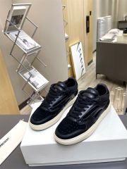 Represent Leasther Shoes Low Black Gray