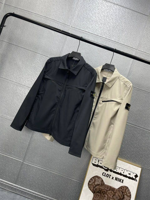 Stone Island Soft Shell Jacket Black Gray