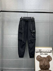 Stone Island Waterproof Nylon Pants Black Gray
