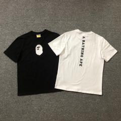 Bape A Bathing Ape Small Ape Logo T-Shirt Black White