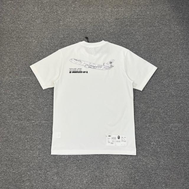 1:1 Quality Bape x Undefeated Airplane Shirt Black White