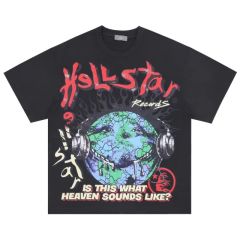 Hellstar studios globe tee black beige