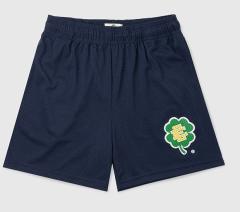 Eric Emanuel Flower EE Shorts (Green/Navy Blue)