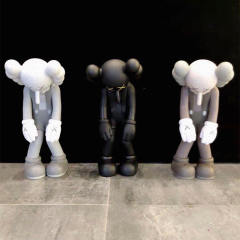 Kaws mand kaws small lie figures black grey brown