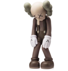 Kaws mand kaws small lie figures black grey brown
