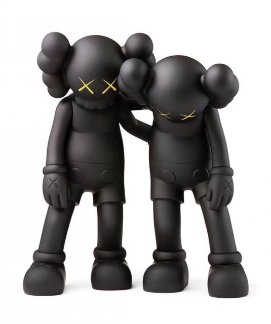 MAND KAWS AlONE THE WAY FIGURES BLACK/BROWN/GREY