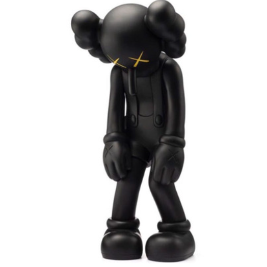 Kaws mand kaws small lie figures black grey brown