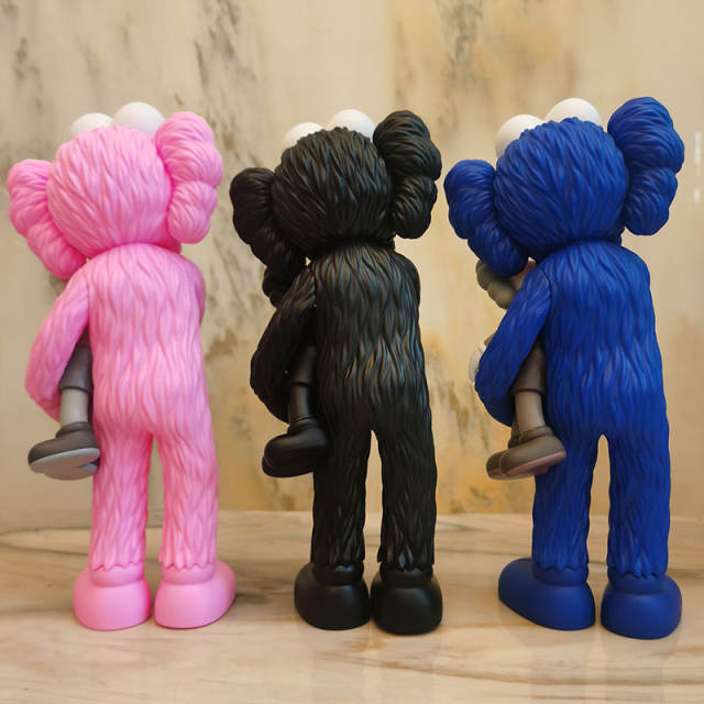 Sesame x Original Fake Kaws Hug Figure Toy