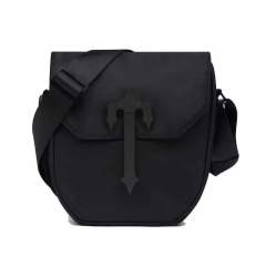 Trapstar Metal Logo crossbody bag retro black