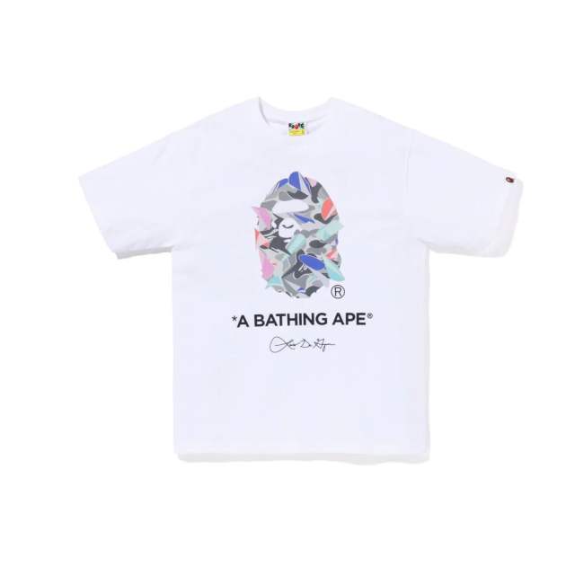 Bape A Bathing Ape Colorful Ape T-Shirts Black White