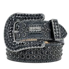 b.b. Simon bb Aqua Crystal Khayyam Belt