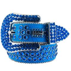 b.b. Simon bb Aqua Crystal Khayyam Belt