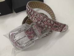 b.b. Simon bb Aqua Crystal Khayyam Belt