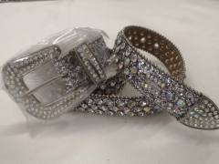 b.b. Simon bb Aqua Crystal Khayyam Belt