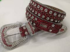 b.b. Simon bb Aqua Crystal Khayyam Belt