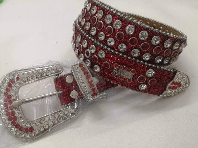 b.b. Simon bb Aqua Crystal Khayyam Belt