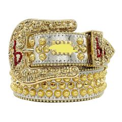 b.b. Simon bb Aqua Crystal Belt
