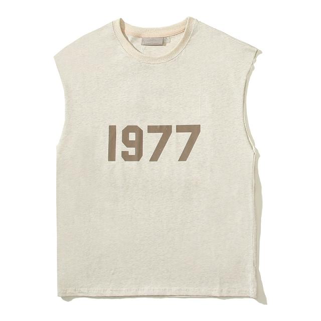 Fear of God Fog Essentials 1977 Tank Top Beige Black Gray