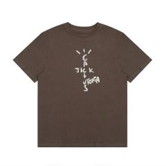 Travis Scott cactus jack tee brown black