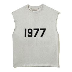 Fear of God Fog Essentials 1977 Tank Top Beige Black Gray