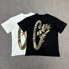 Corteiz camo gun tee black white