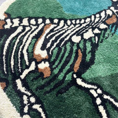 Kith x The American Museum of Natural History Disnosaur Round Rug Green