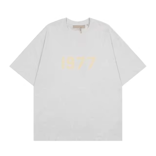 Essential 1977 Tee T-Shirt Black Gray White Beige