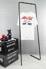 Chr0me Hearts 22FW STAY FAST RACE TEAM T-Shirt Black White