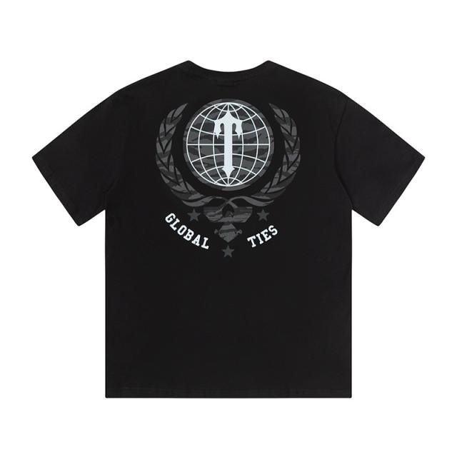 Trapstar global ties tee black white