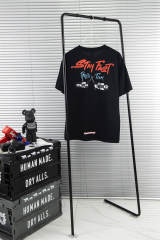Chr0me Hearts 22FW STAY FAST RACE TEAM T-Shirt Black White