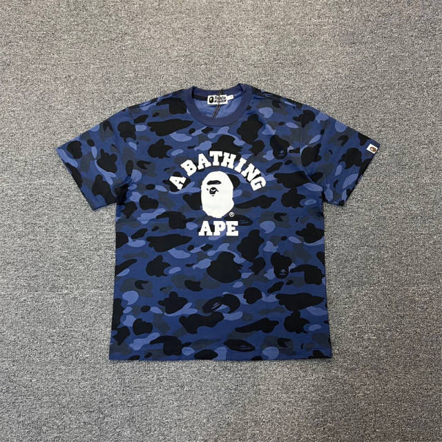 1:1 Quality Bape Camo Small Ape Head T-Shirt  (Blue Green Yellow Red Purple)